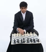Prateek playing chess