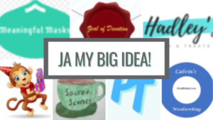 JA My Big Idea child-drawn logos compilation