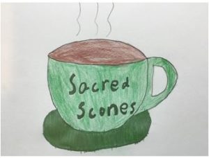 Sacred Scones logo