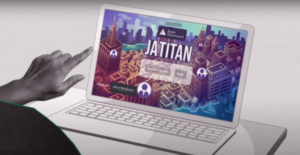 JA Titan digital home screen on laptop
